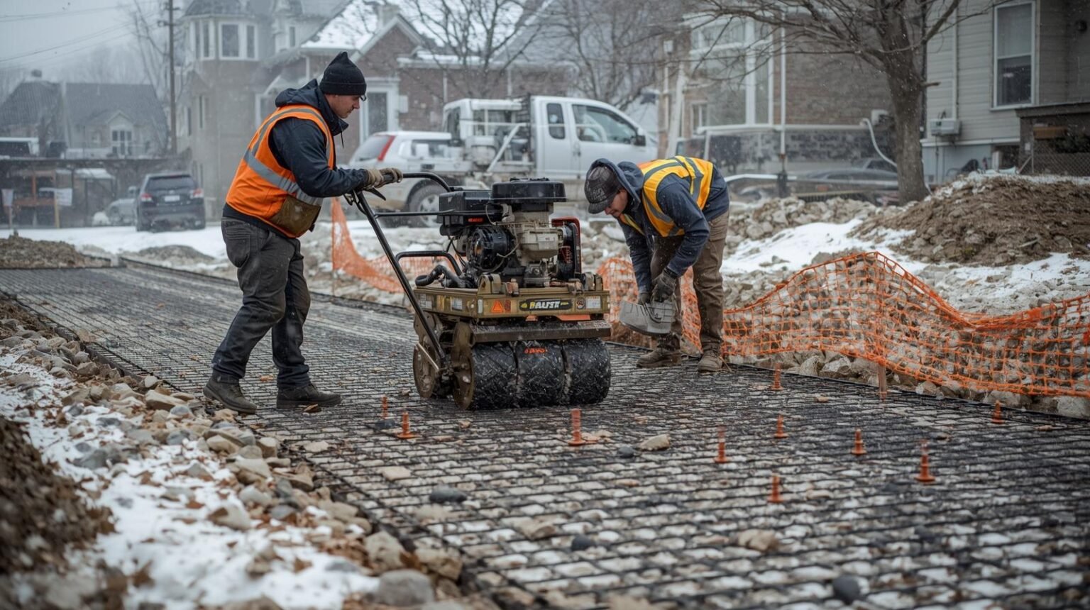 Winter Stabilization Plan Example Geogrids for Winter Construction | Factory Manufacturer of Cold-Weather ...
