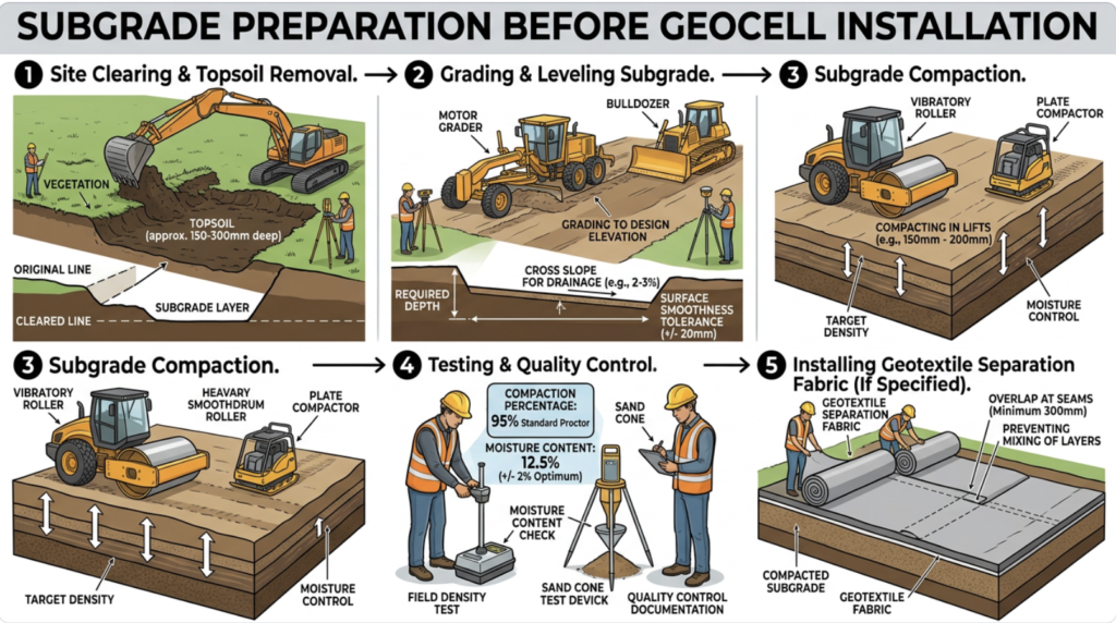 Geocell Application Geocell for Road Construction: Installation, Benefits, and Applications