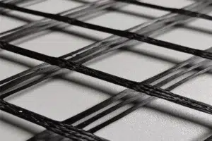 Material de geogrelado para comparación de refuerzo de carretera