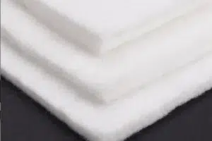 Nonwoven geotextile fabric for drainage separation and civil construction