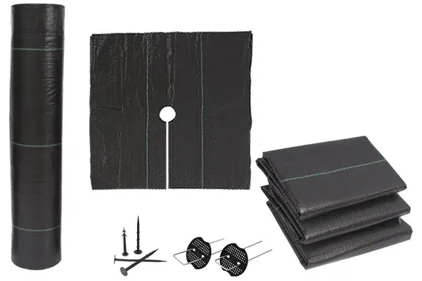 Material de geotextil para revisión de tamaño de rollo y embalaje