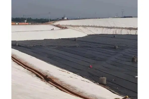 Textured geomembrane roll for liner panel planning and specification review