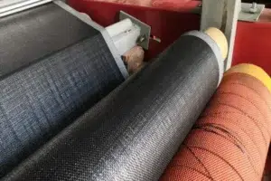 Geotextile tube material for erosion-control filling