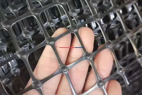 Geogrid Installation for tensile direction and placement orientation