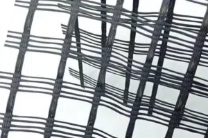 Fiberglass geogrid roll for asphalt reinforcement planning