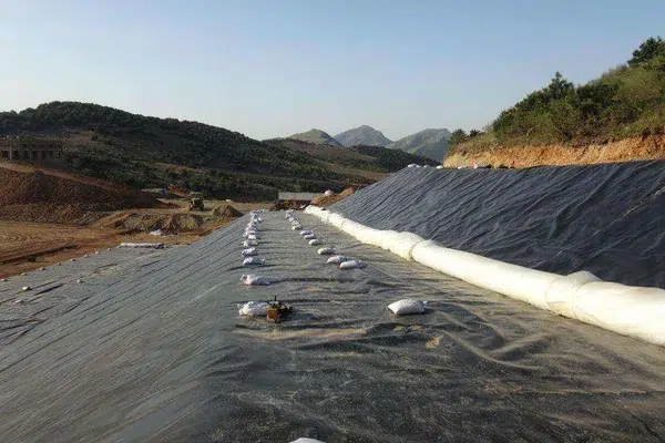 Geomembrane roll for installation and supply planning