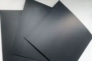 HDPE geomembrane liner prepared for a protection layer review