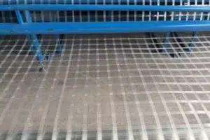 HDPE geocell for road base stabilization