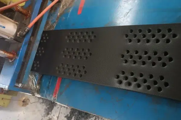 HDPE Geocell Weld for weld spacing and connection-quality checks