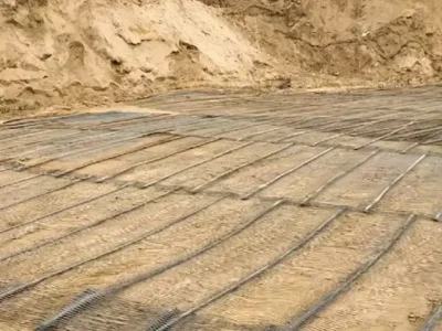 Uniaxial Geogrid 施工